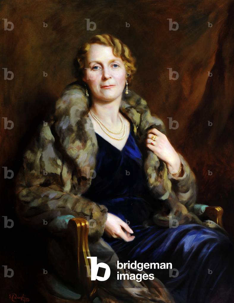Hon. Mary Strickland, Mrs Henry Hornyold-Strickland CBE, 1934 (oil on canvas)