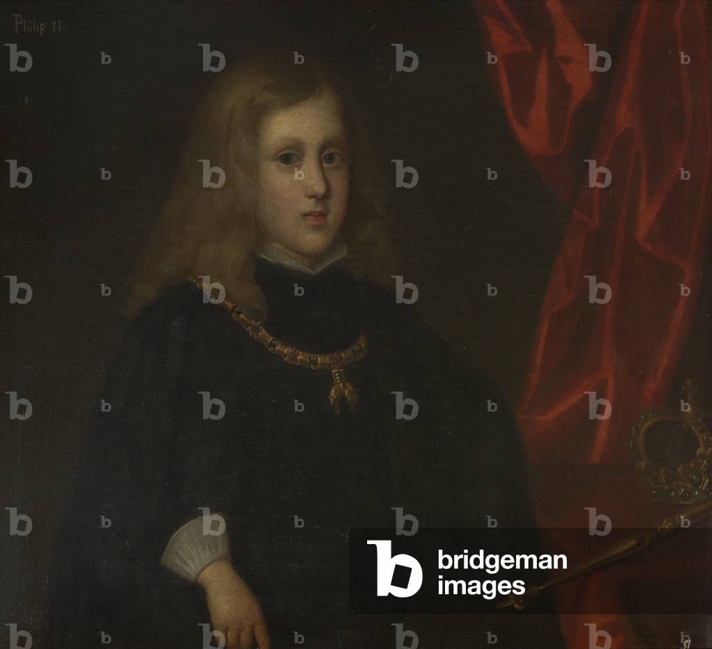 King Charles II, King of Spain (1661-1700) as a Child (oil on canvas)