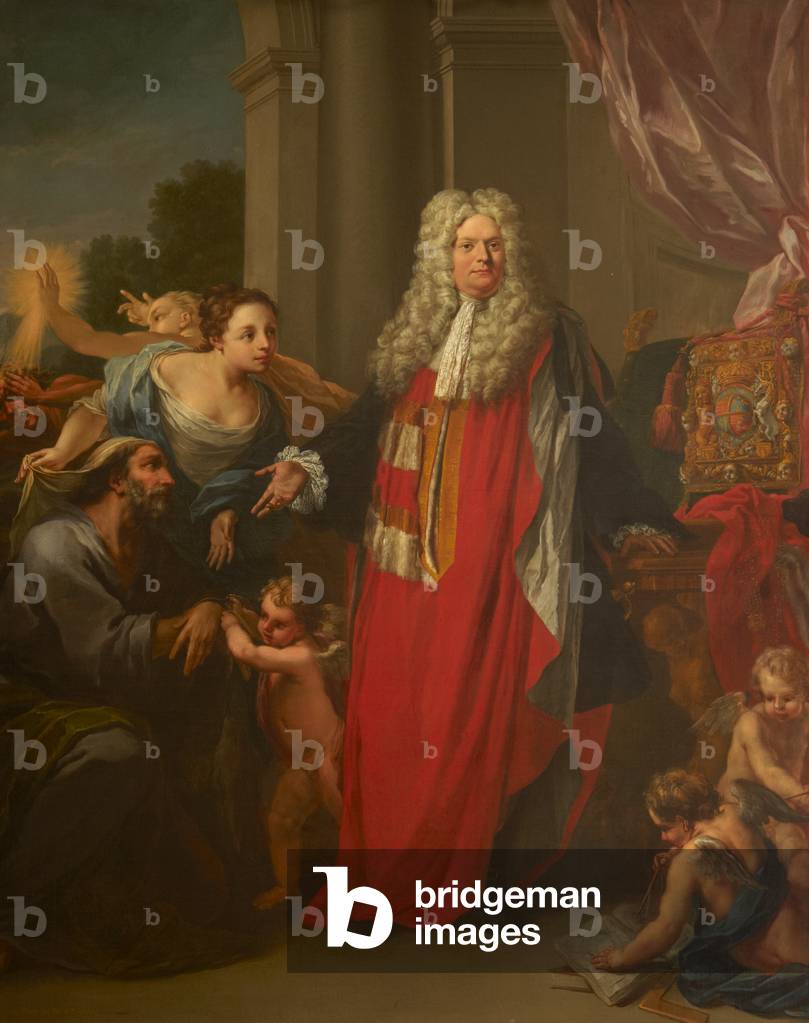Allegorical Portrait of Thomas Parker, 1st Earl of Macclesfield (1666-1732)