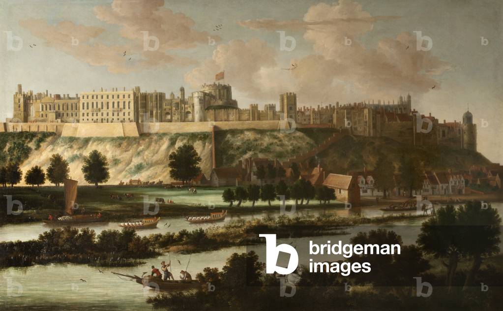 A View of Windsor Castle from the River Thames