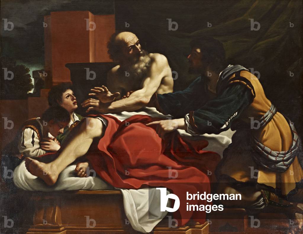 Jacob and Joseph with his Sons, Ephraim and Menasseh