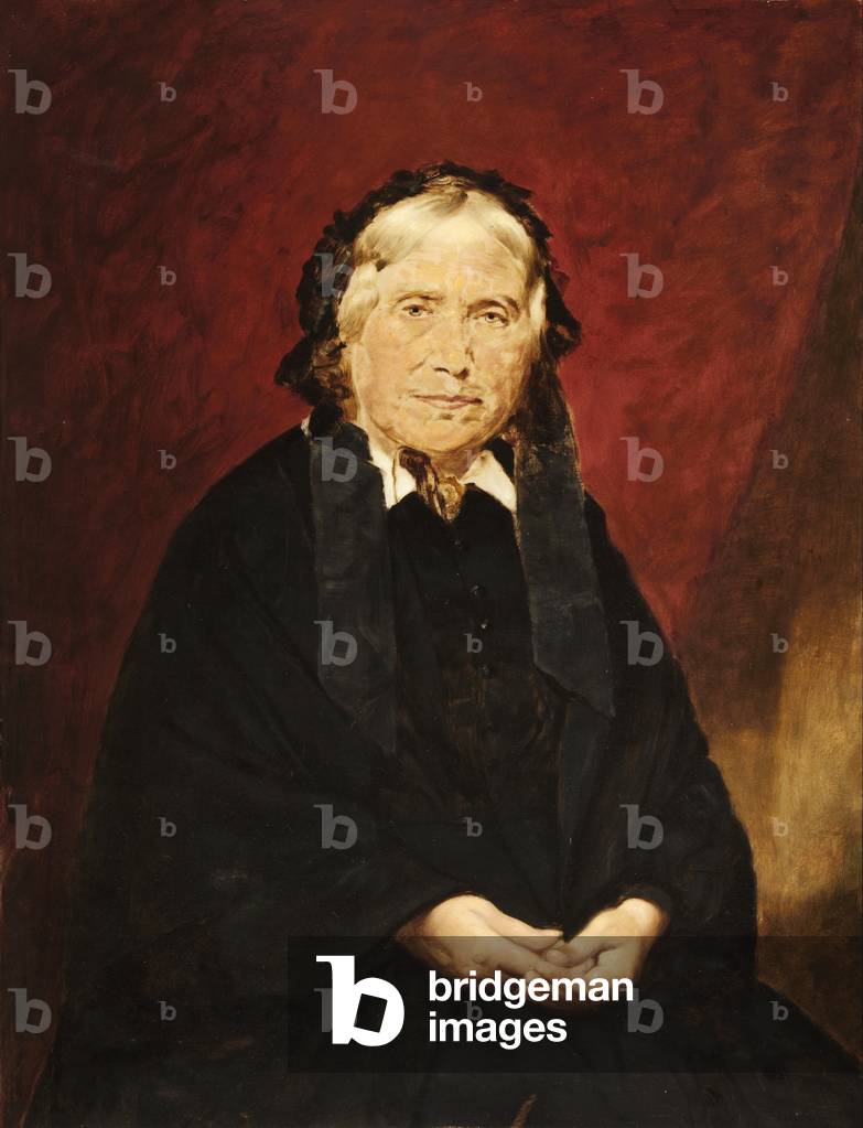 An Unknown Old Lady in Black