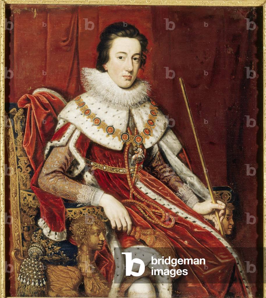 Image of Painting depicting Charles II as Prince of Wales (oil on canvas), 17th century by Paul van Somer