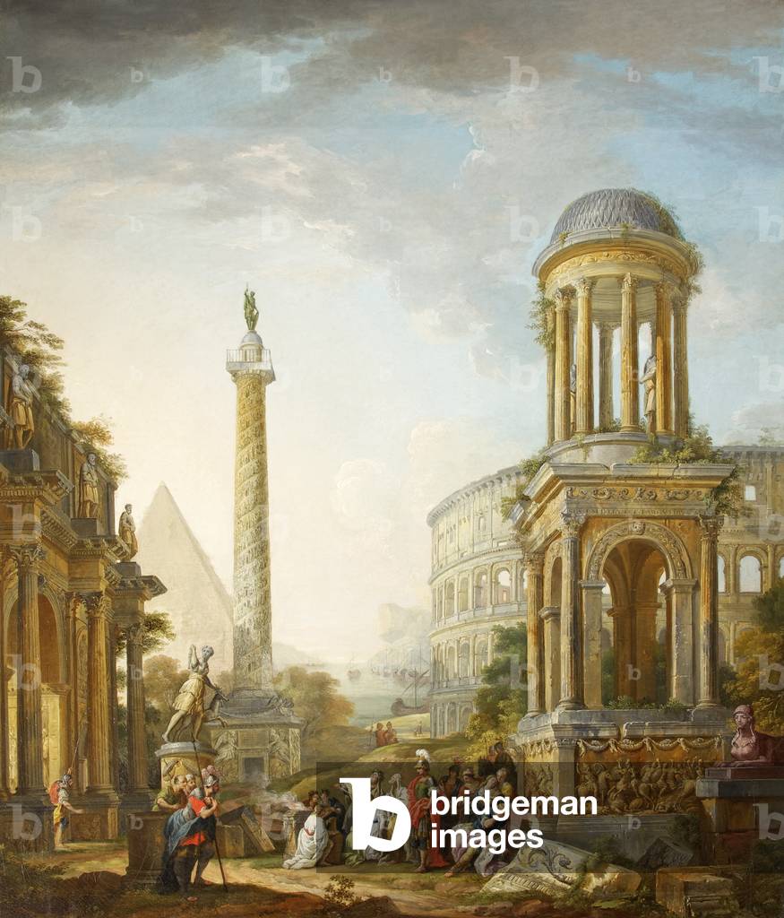 Architectural Capriccio with the Sacrifice of Iphigenia