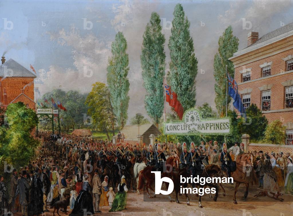 Entrance of the Procession into Melbourne on the 10th May 1876
