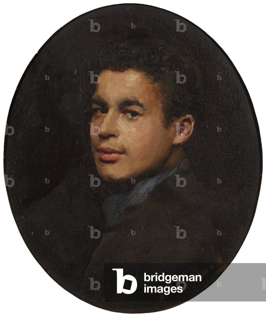 An Unknown Young Man (recto) (oil on canvas)