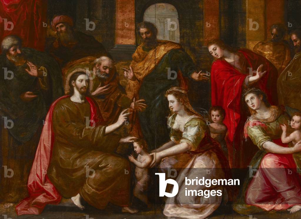 Christ blessing the Little Children ('Sinite Parvulos')