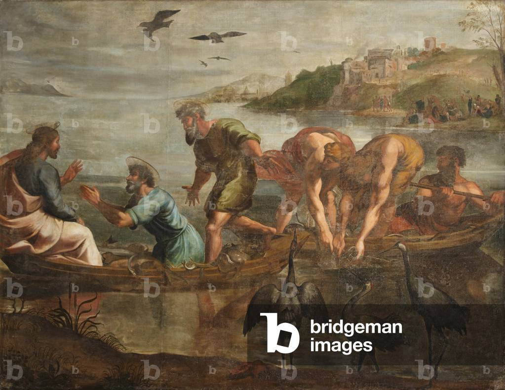 The Miraculous Draught of Fishes (after Raphael)