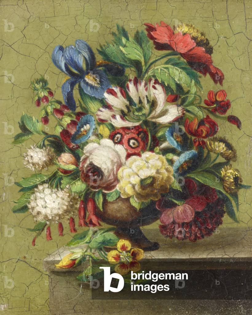 A Vase of Flowers on a Table