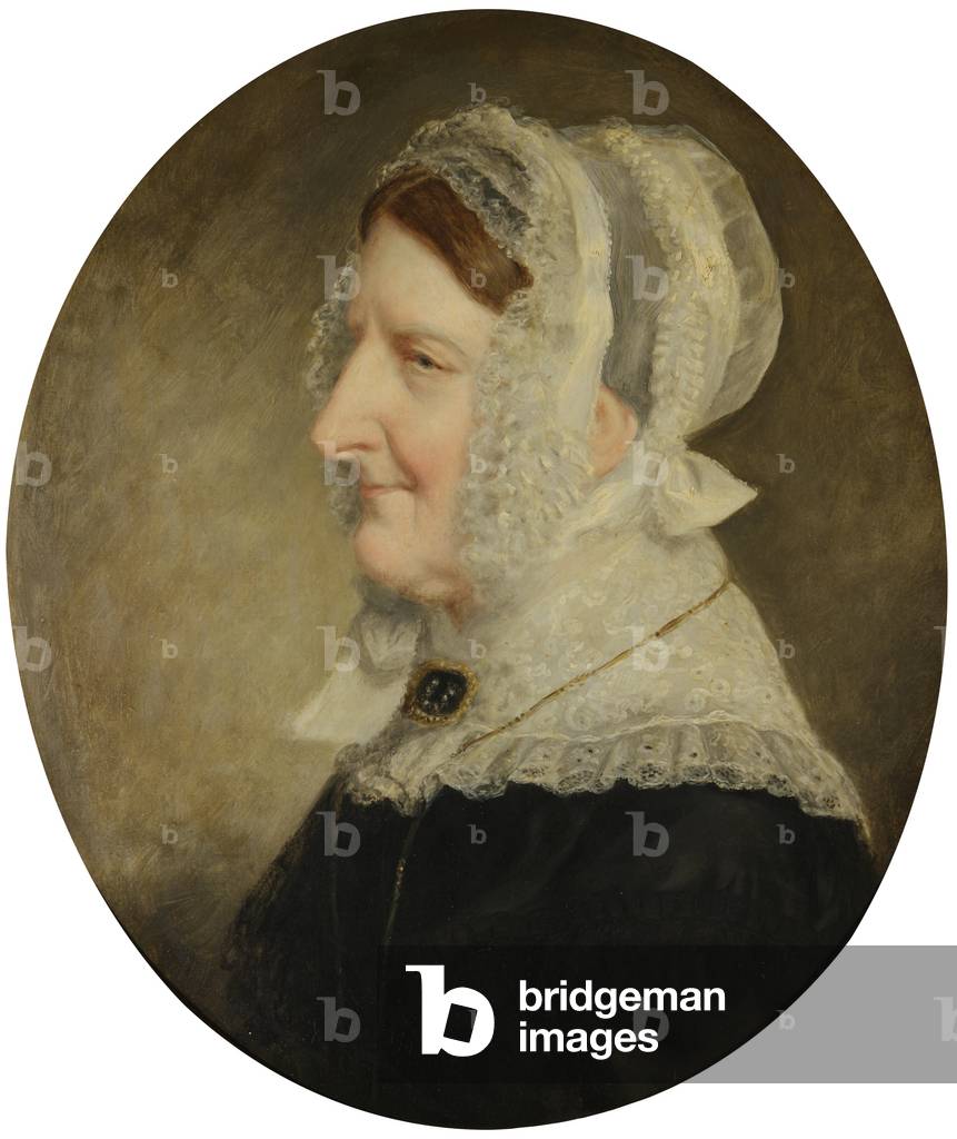 Elizabeth Croft (oil on canvas on oval board)