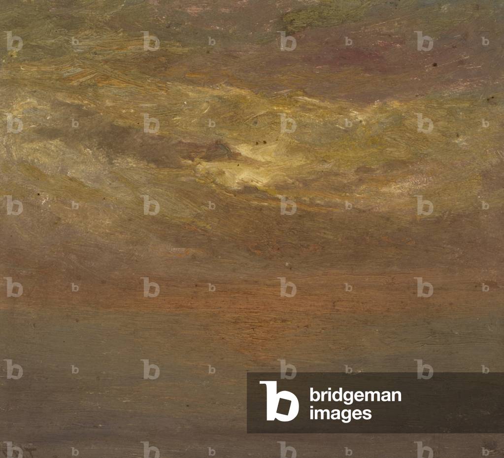 View of the Sky and Sea at Sunset