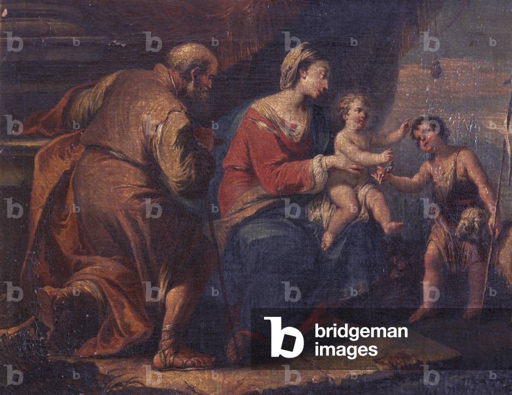 The Holy Family with Saint John the Baptist