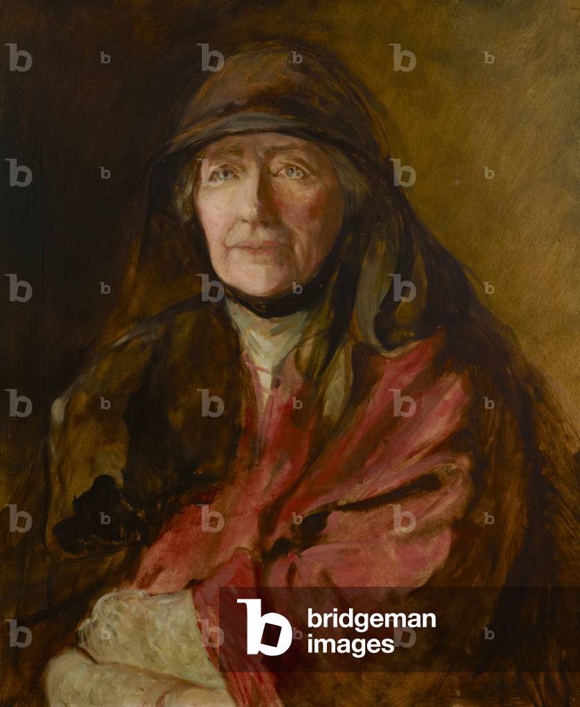 Dame Ellen Terry, aged 79, 1926 (oil on canvas)