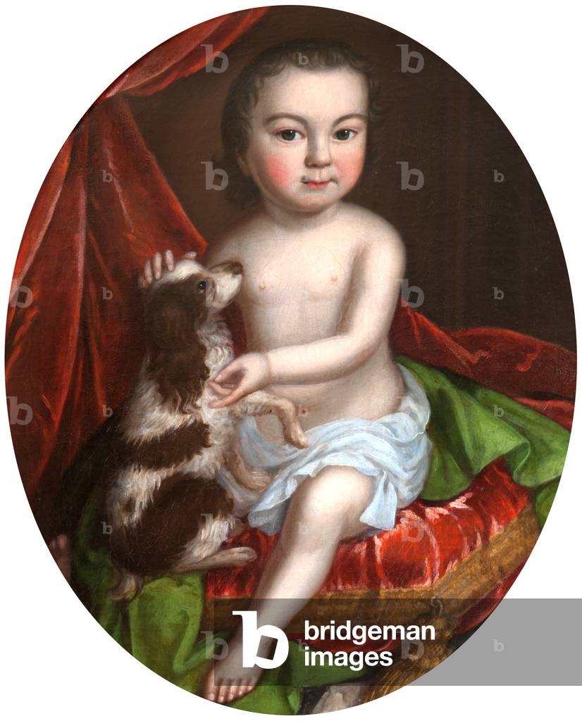 Sir Walter Calverley Blackett, 2nd Bt (1707  1777), as a baby