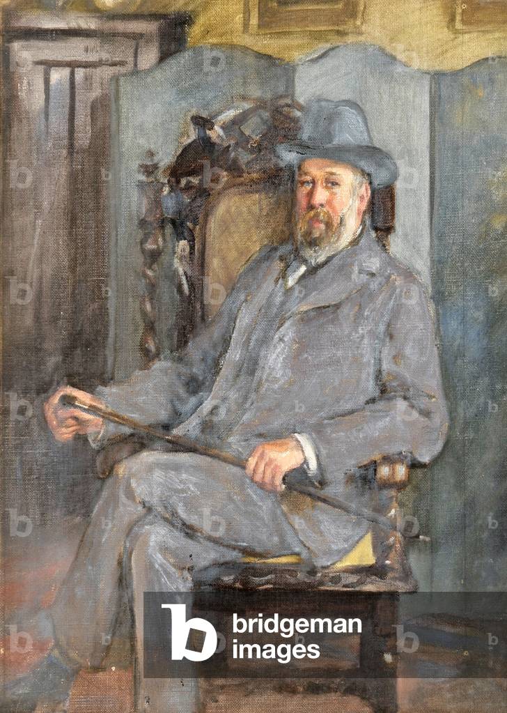 Alan de Tatton Egerton, 3rd Baron Egerton of Tatton (1845-1920) (oil on canvas)