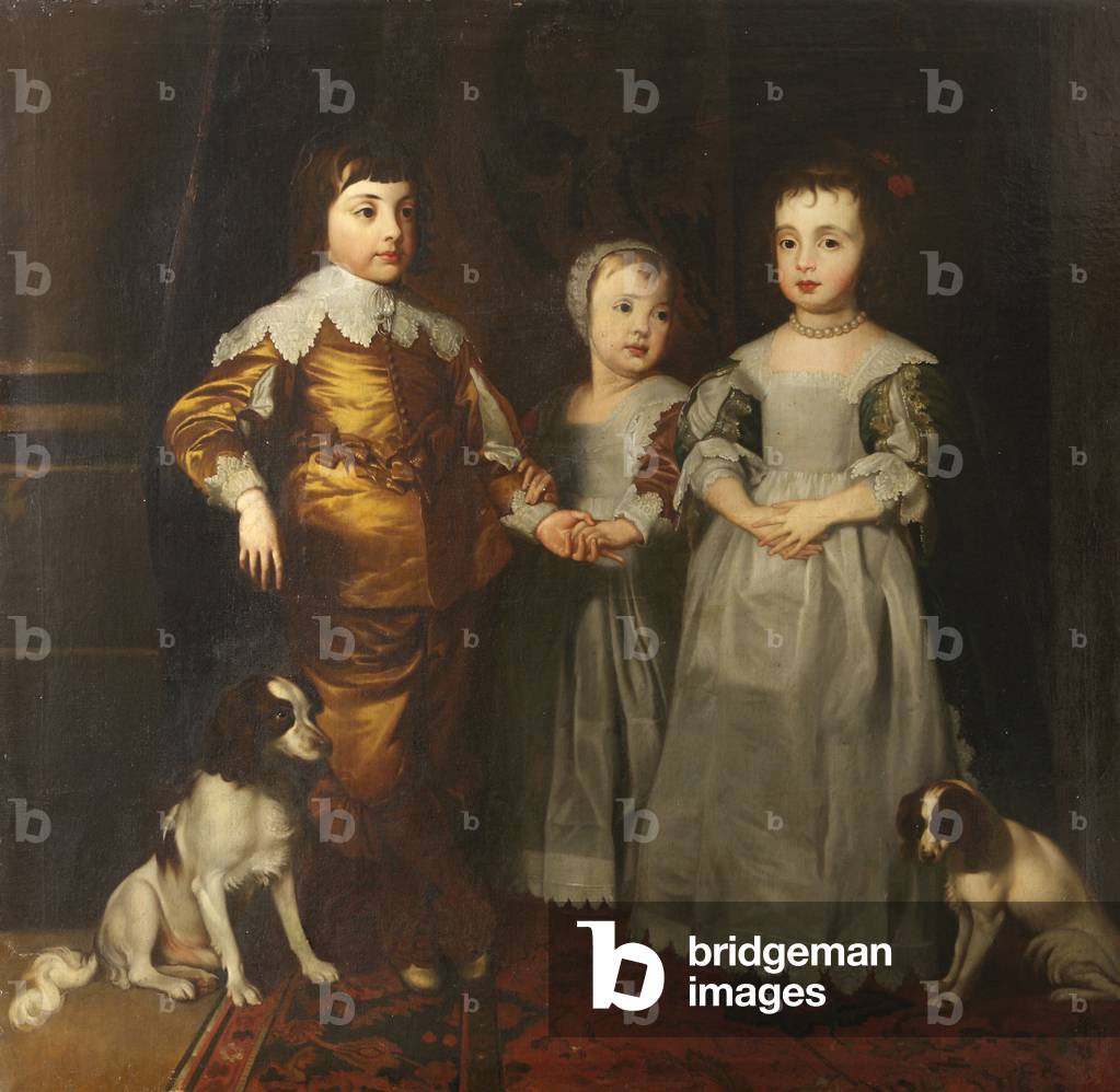 The Three Eldest Children of King Charles I (after Van Dyck)