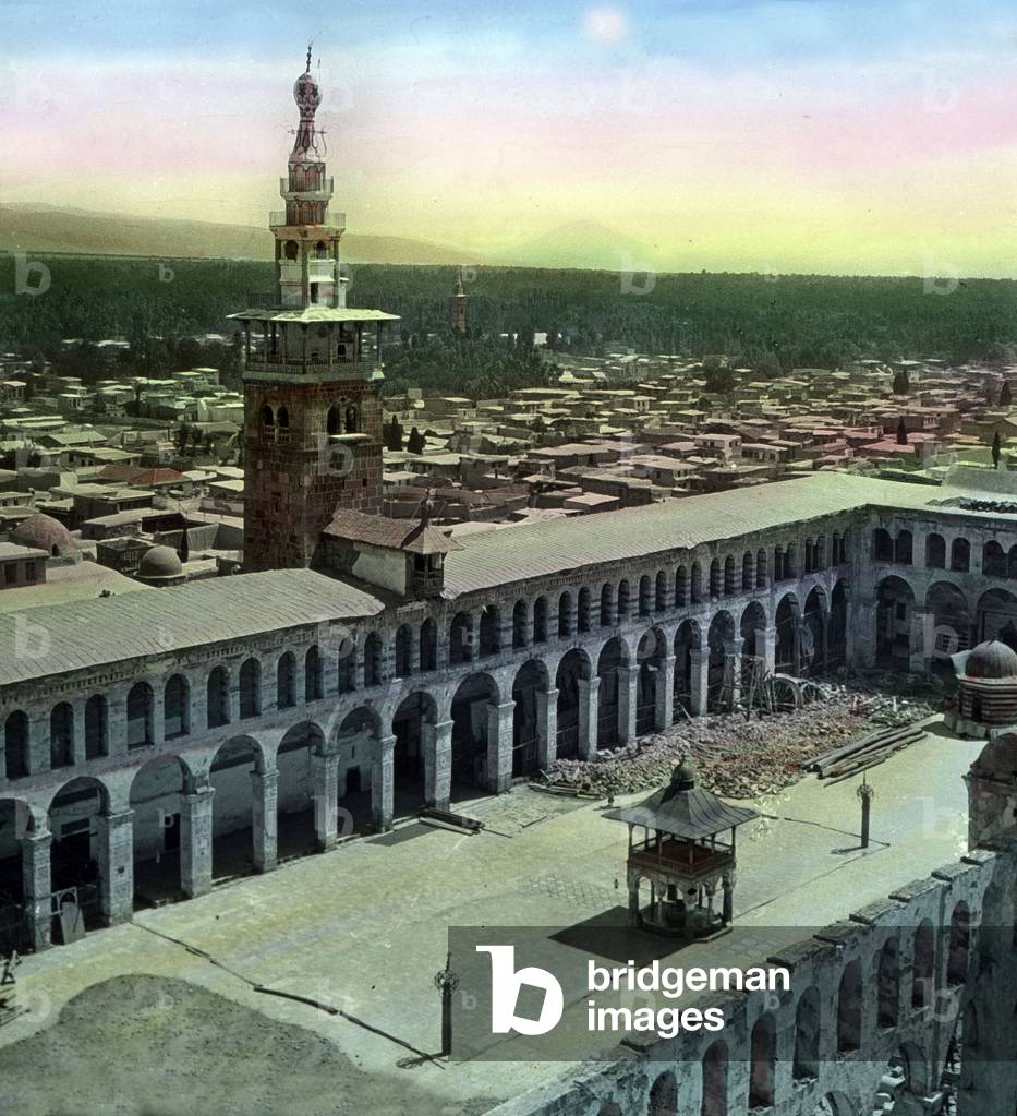 Omajjad mosque at Damascus, 1920s
