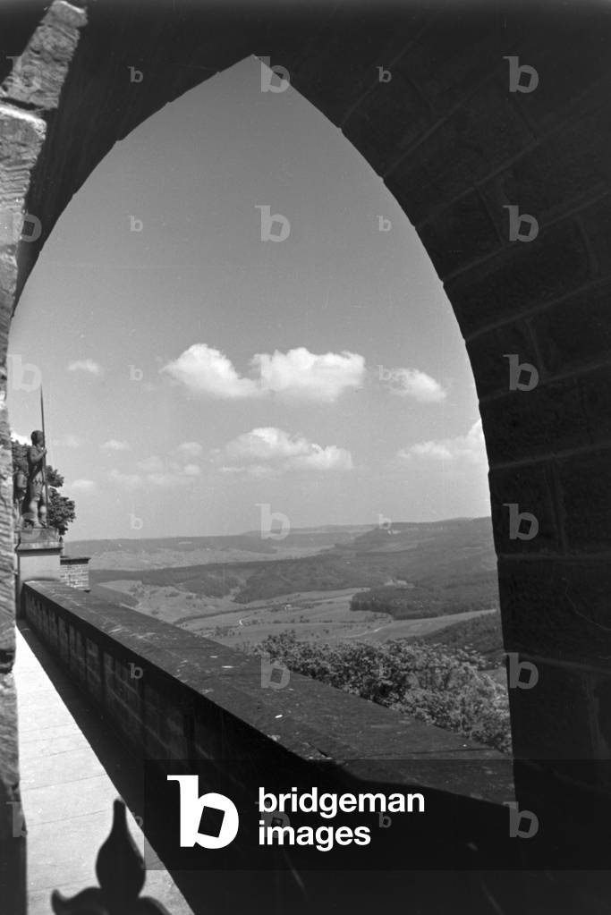 A trip to Hohenzollern-Hechingen, Germany 1930s (b/w photo)