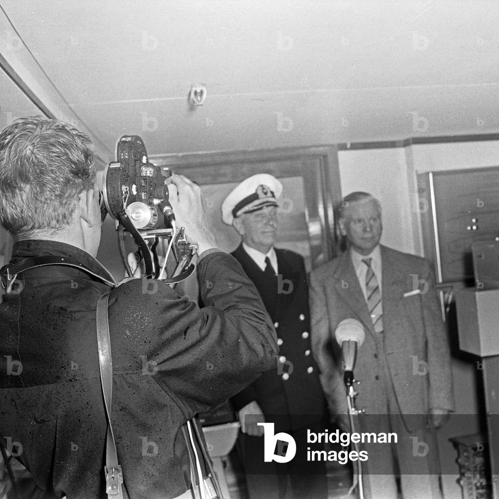 The camera man of German news show 