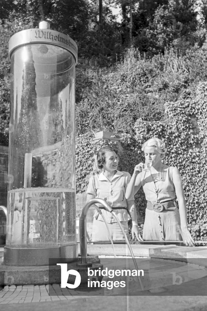 A trip to Stuttgart, Germany 1930s (b/w photo)