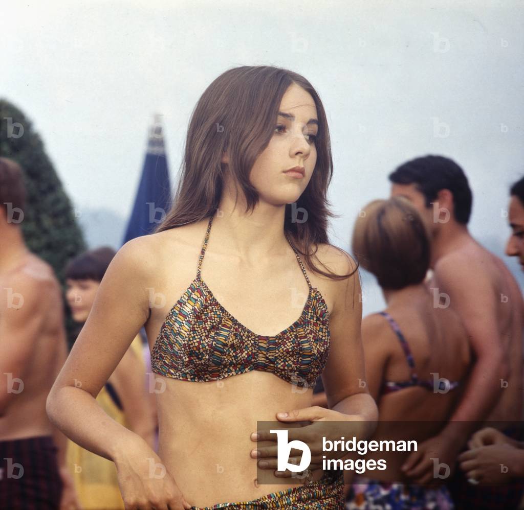 Romina Power on holidays, 1960s