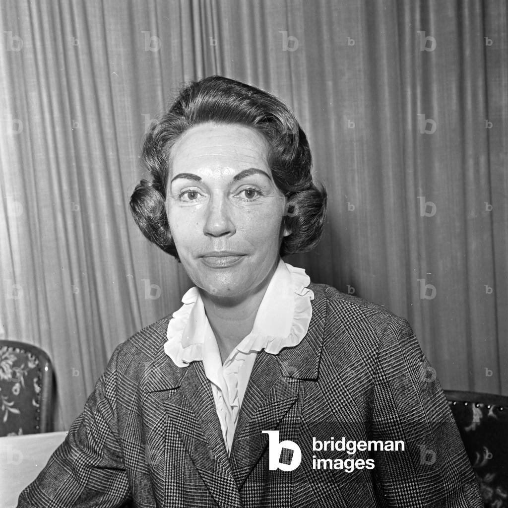 German actress Hilde Weissner, Germany 1960s
