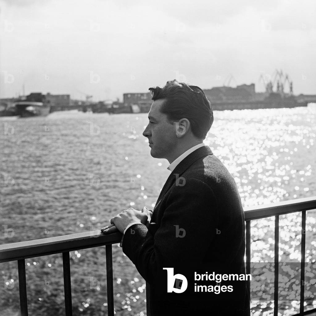 Irish singer Johnny Dane at Hamburg, Germany 1950s