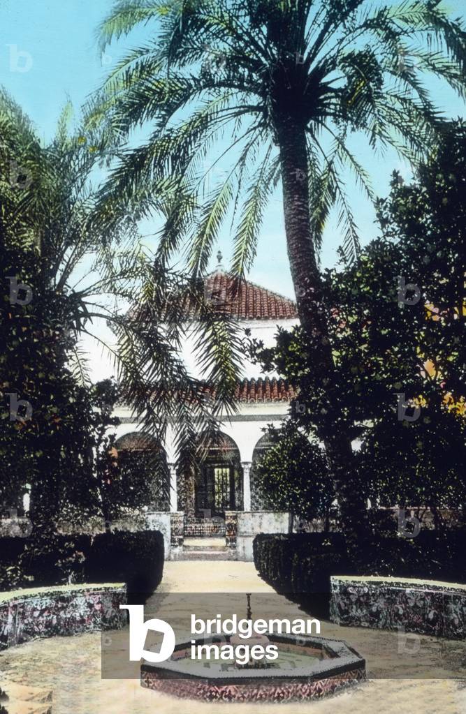Spain, Seville, Garden of Alcazar, image date: 1910s-1920s, Carl Simon Archive