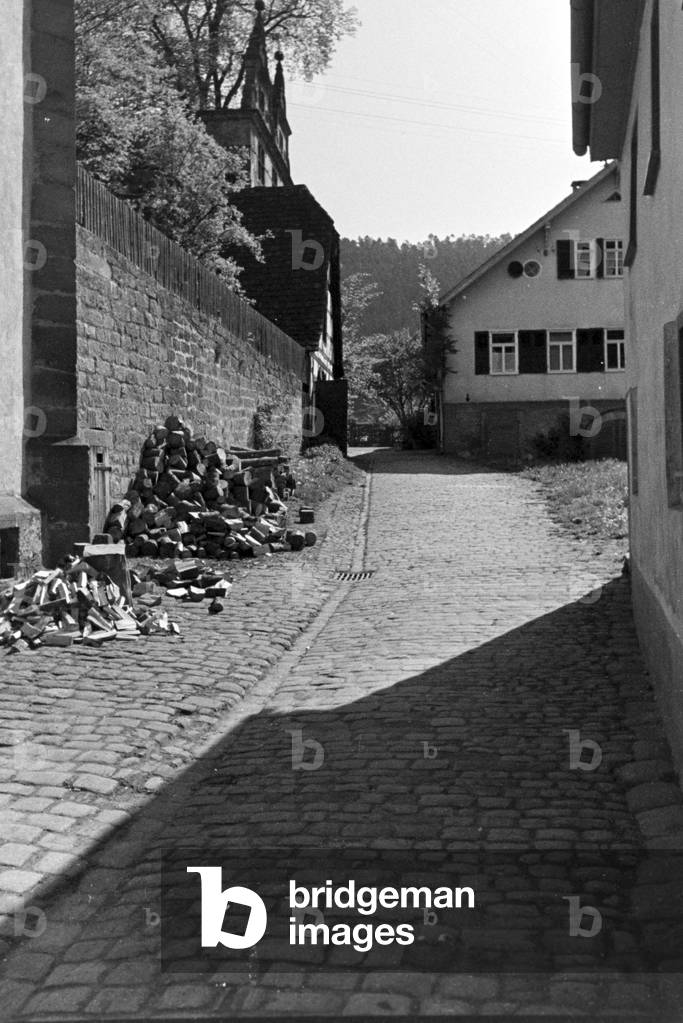 A trip to Hirsau, Black Forest, Germany 1930s (b/w photo)