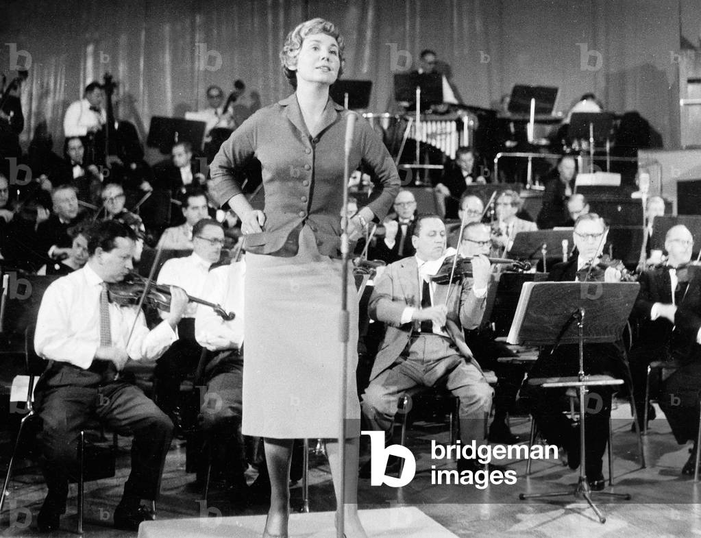 German opera singer Anneliese Rothenberger, Germany 1950s