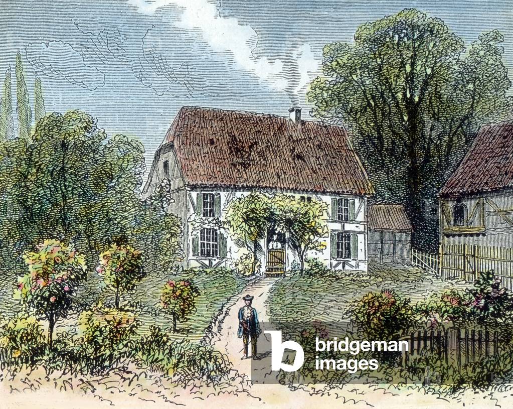 The parsonage in the village of Sesenheim