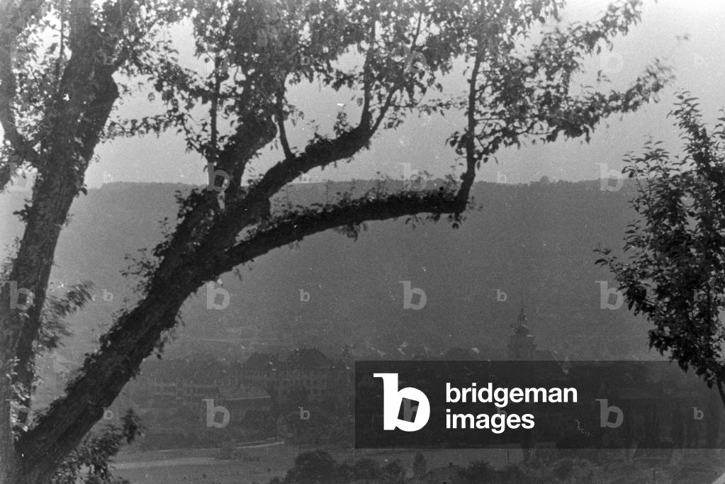 A roadtrip through Baden-Württemberg, Germany 1930s (b/w photo)