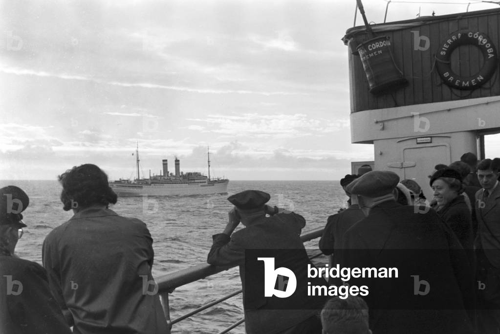 A trip to Italy, Italy 1930s (b/w photo)
