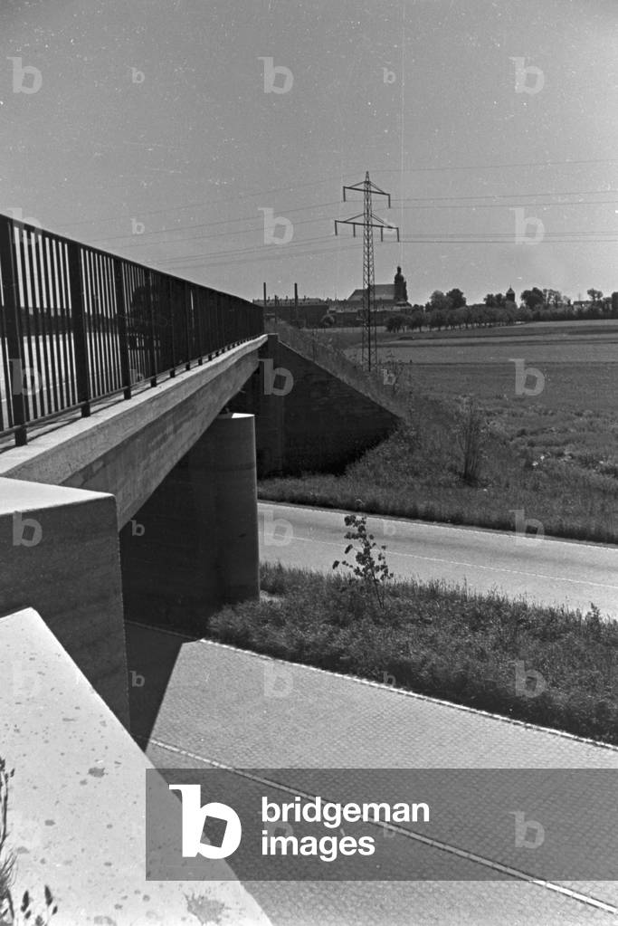 A trip to Liegnitz, Germany 1930s (b/w photo)