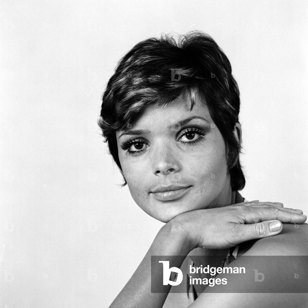 German actress Uschi Glas, beginning 1970s