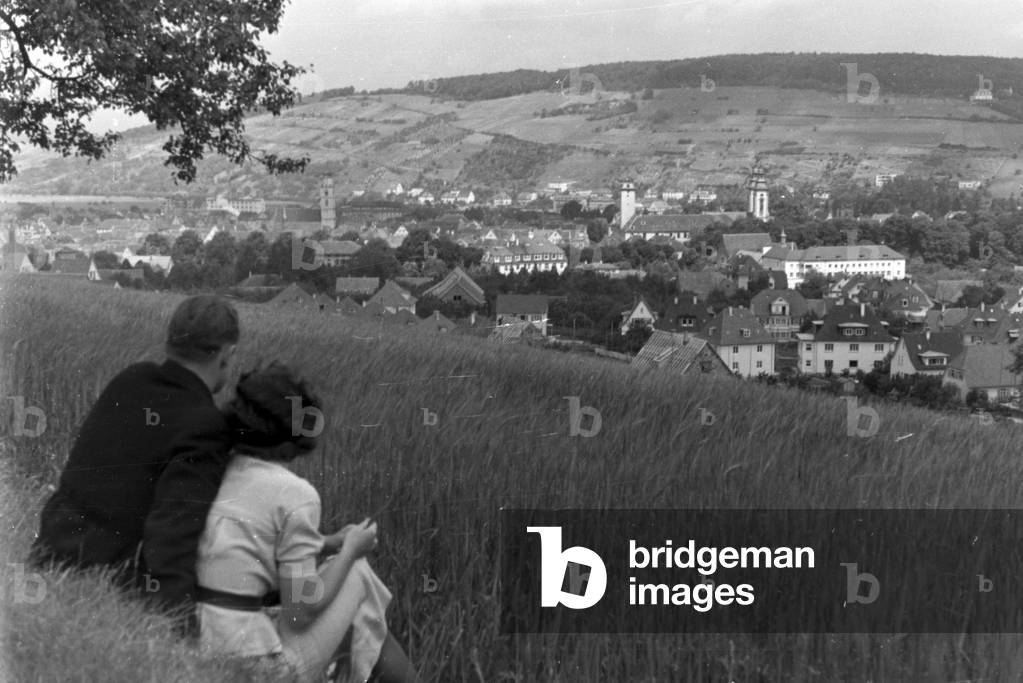 A roadtrip through Baden-Württemberg, Germany 1930s (b/w photo)