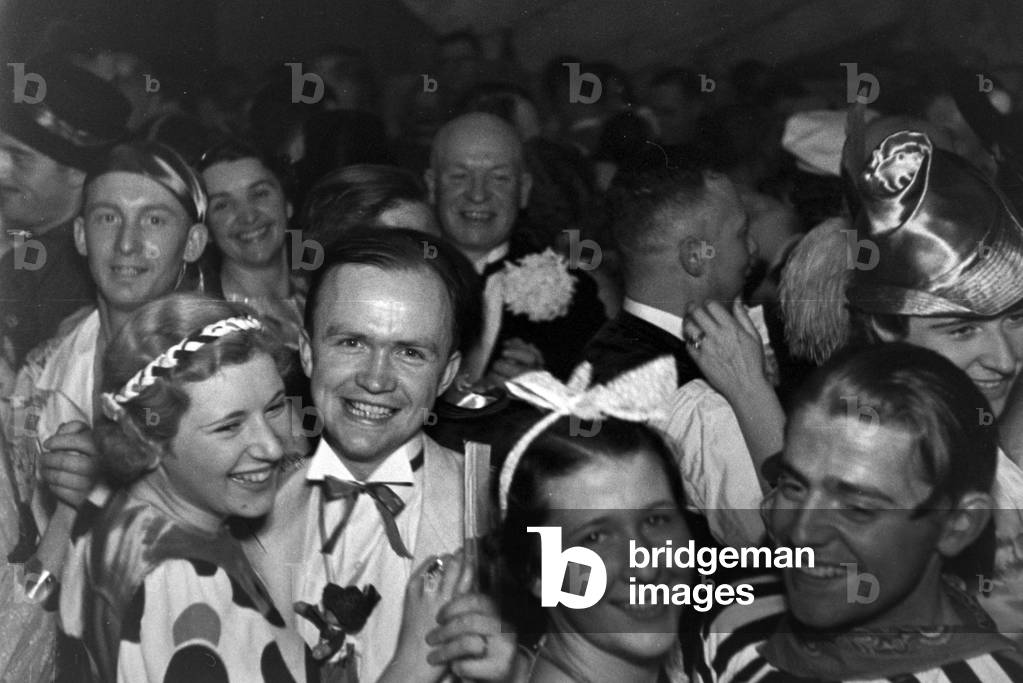 Amidst the carnival at Duesseldorf with the slogan 