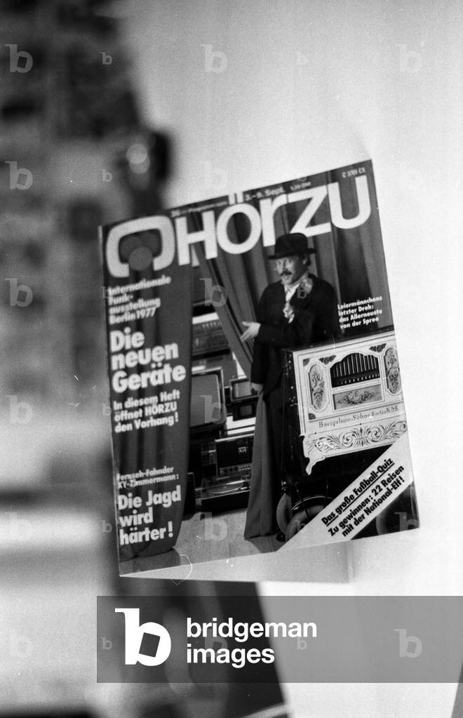 German TV magazine HoerZu at the Internationale Funkausstellung exhibition in Berlin 1977, Germany 1970s