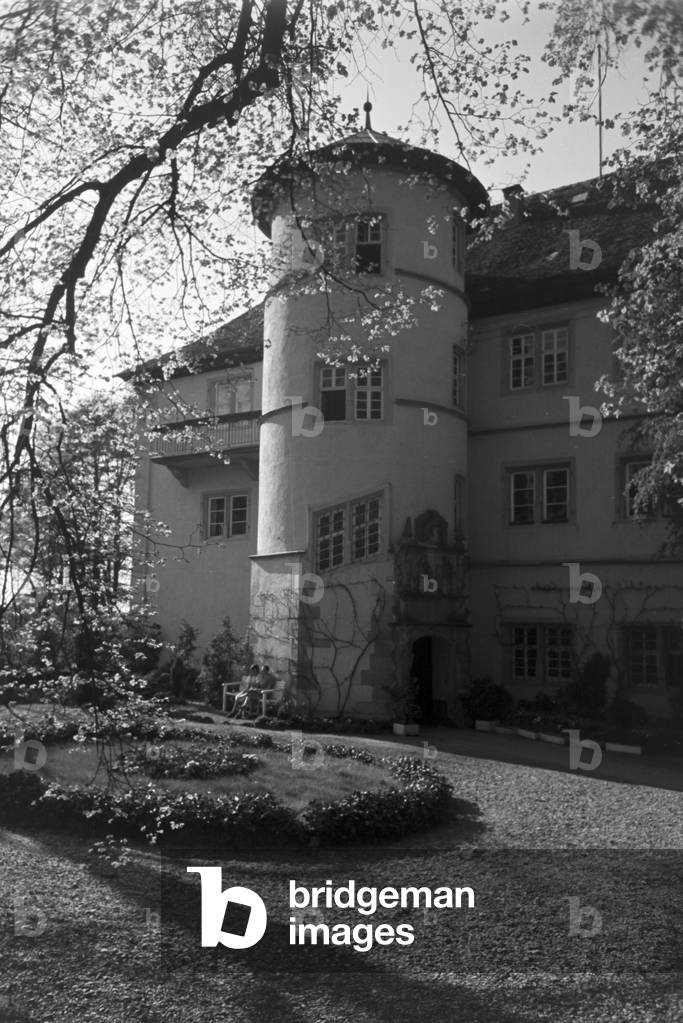 A stay at a health resort in Bad Rappenau, Germany 1930s (b/w photo)