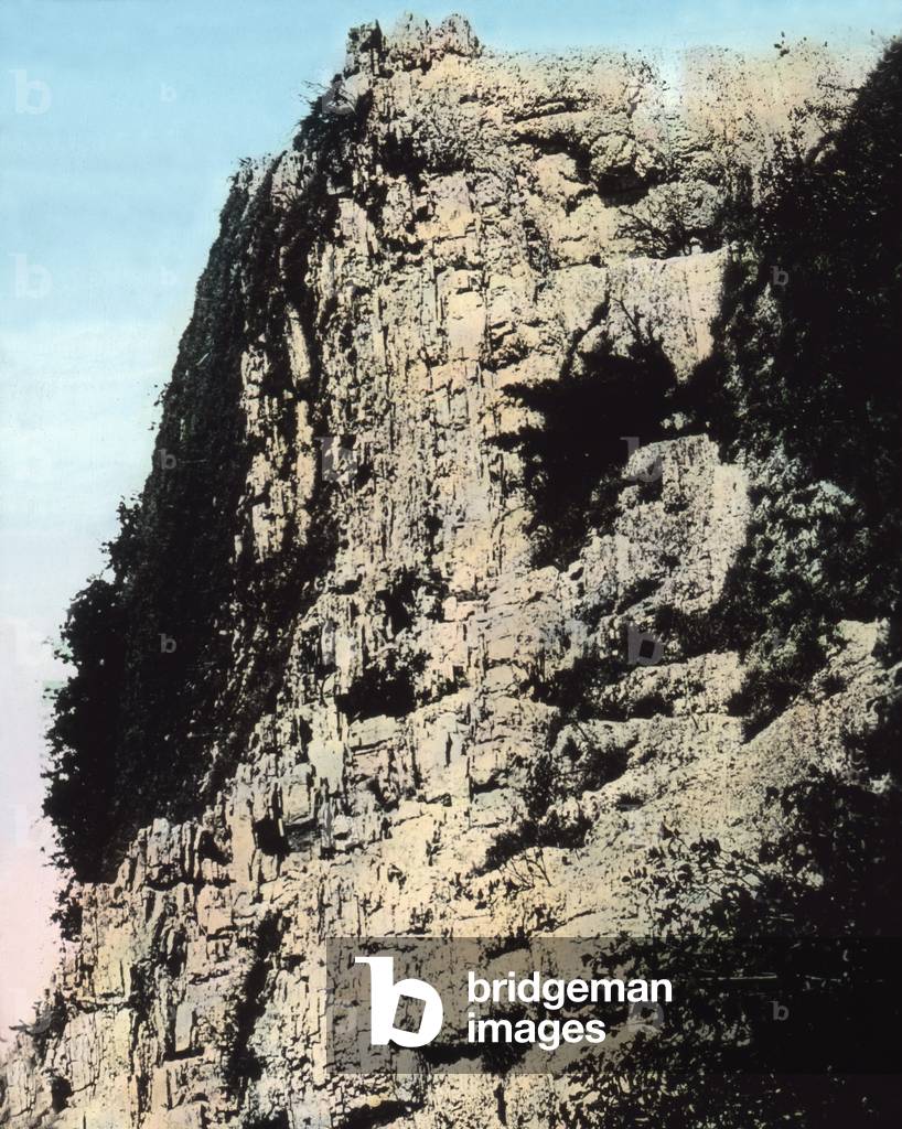 Hoerselberg mountain between the cities Eisenach and Gotha in Thuringia, 1920s