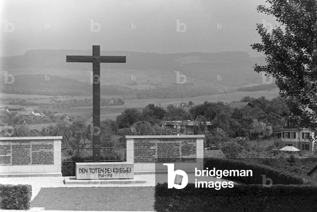 A trip to Hohenzollern-Hechingen, Germany 1930s (b/w photo)