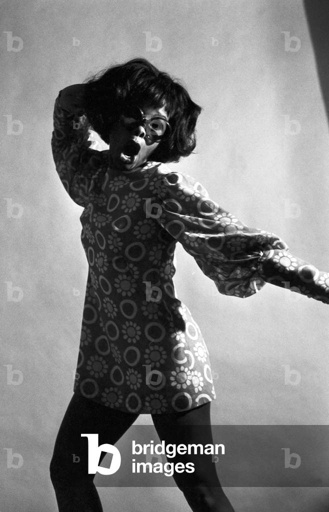 The actress Esther Daniels, Portrait, Germany 1969