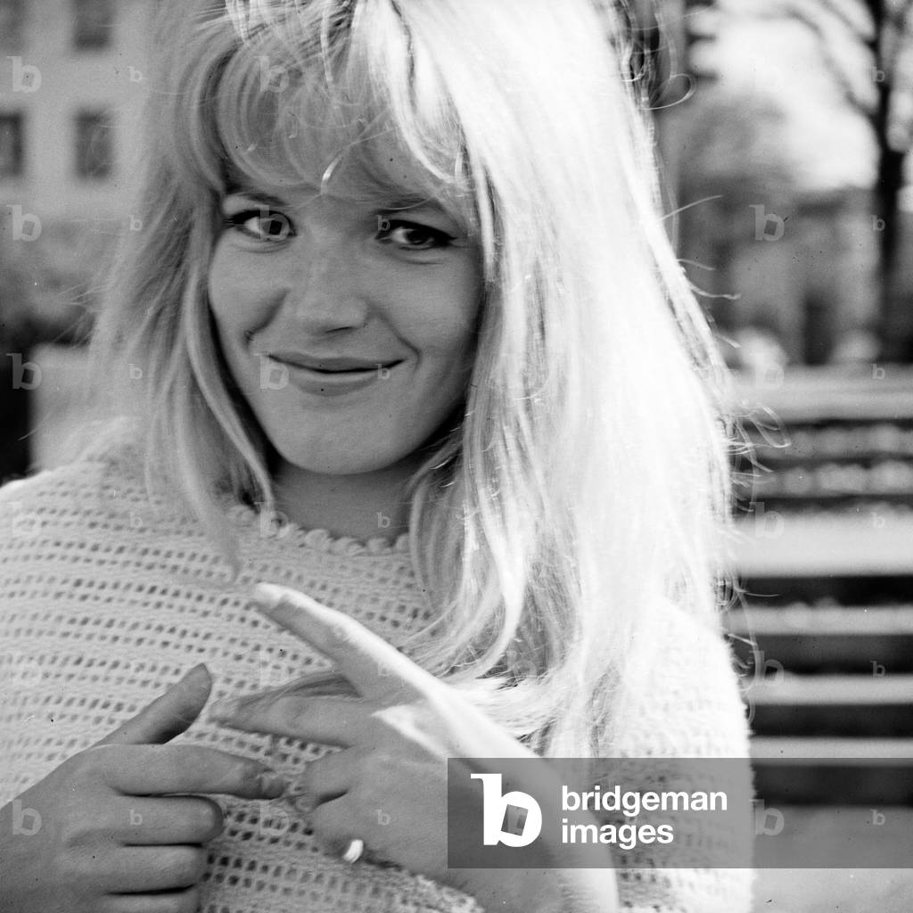 German actress Linde Fulda, Germany 1960s