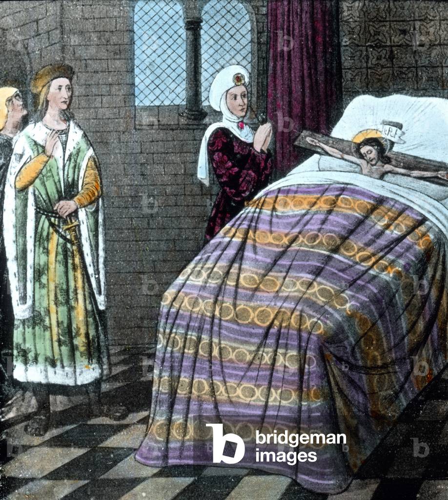 Elizabeth and the crucified