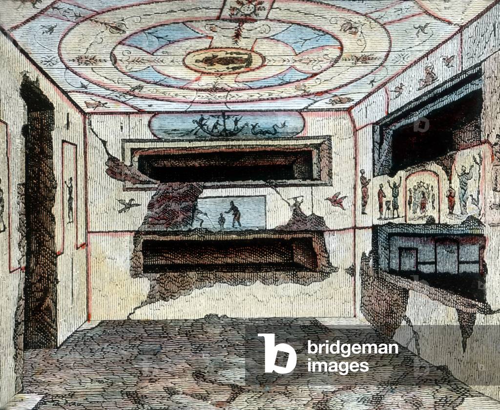 At St Sebastian's catacomb on the Via Appia at Rome, Italy