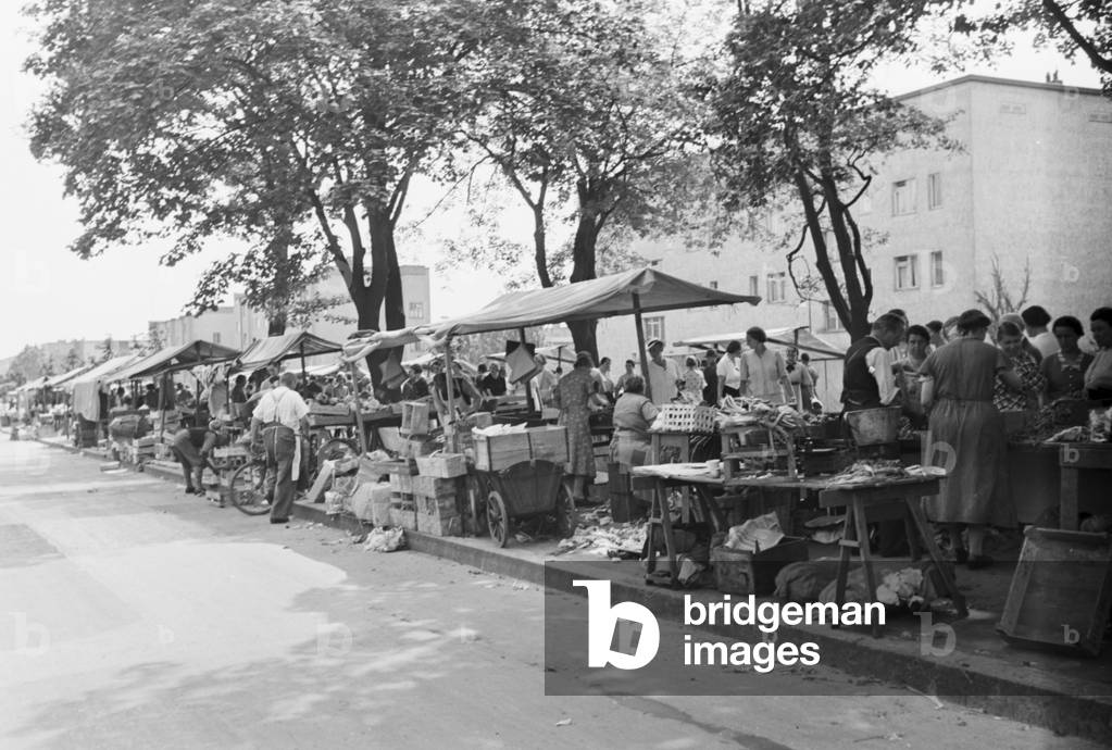 Visitation of the farmer's market near the 