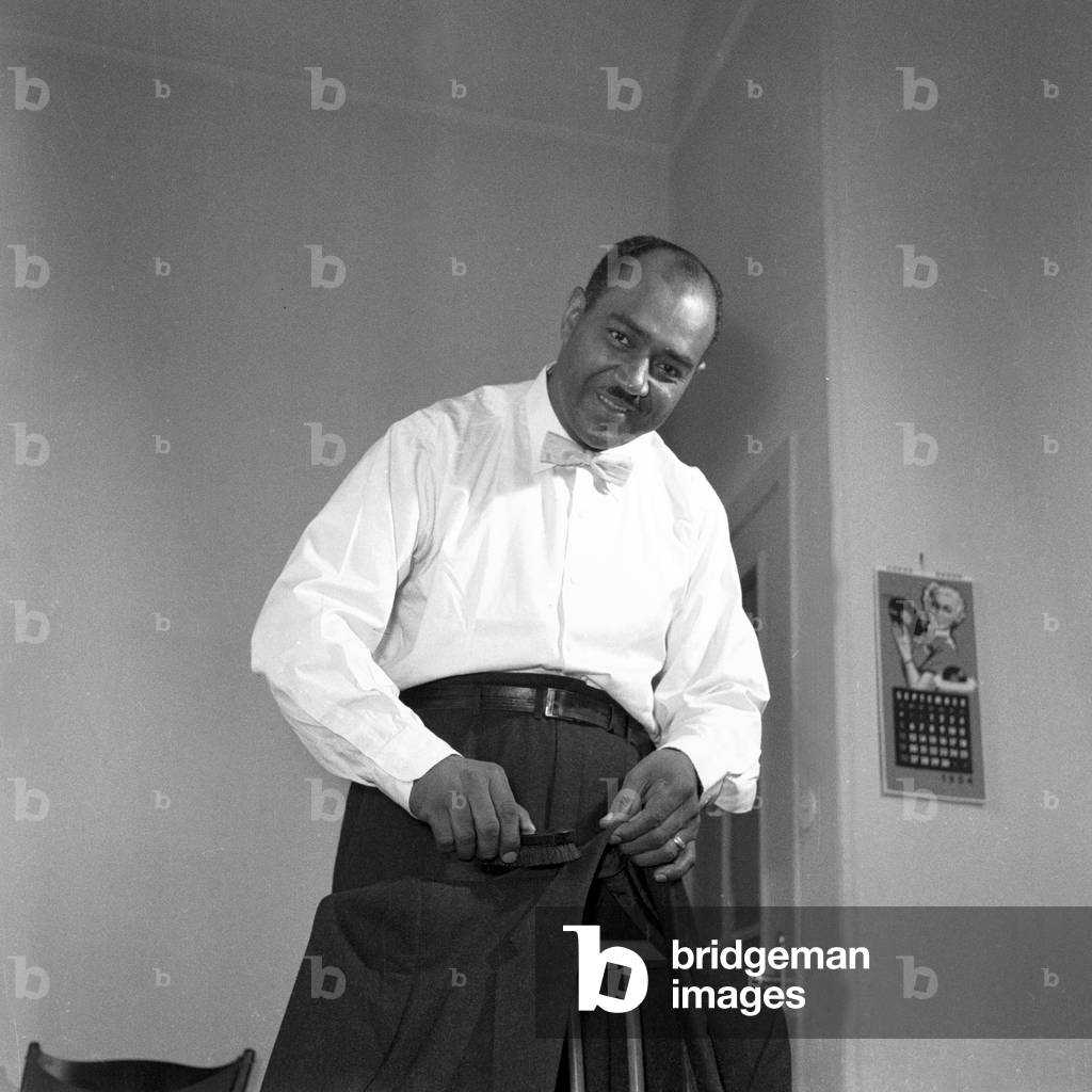 US-American opera singer Lawrence Winters, Hamburg 1954
