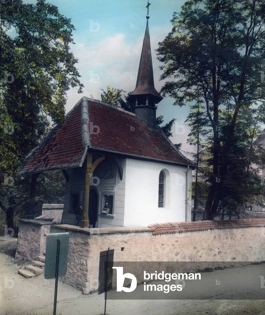 Tell's Chapel also known as Chapel of Wilhelm Tell near Kuessnacht at canton Schwy, Switzerland, c.1910s