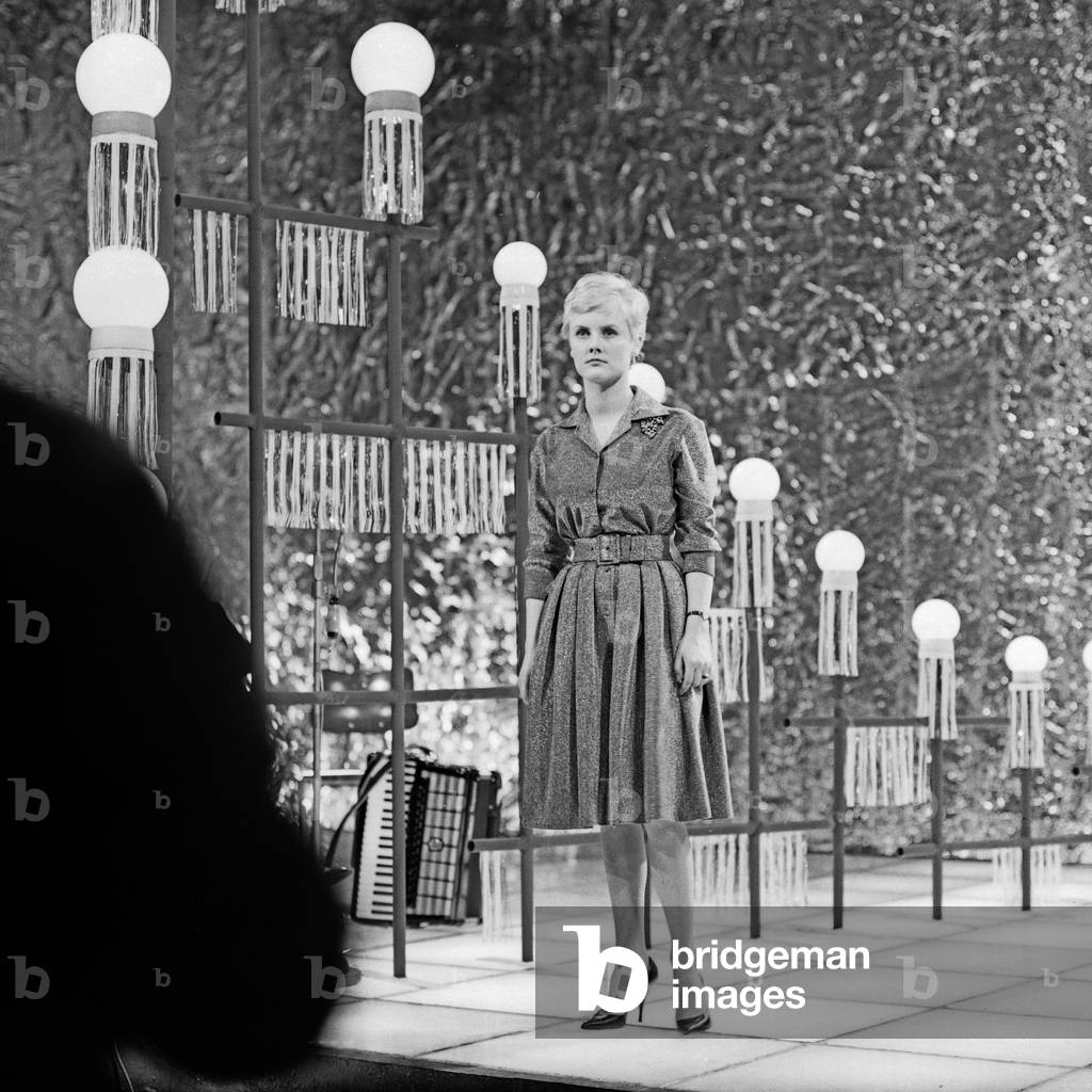 German Schlager singer Inge Brueck, Germany 1960s