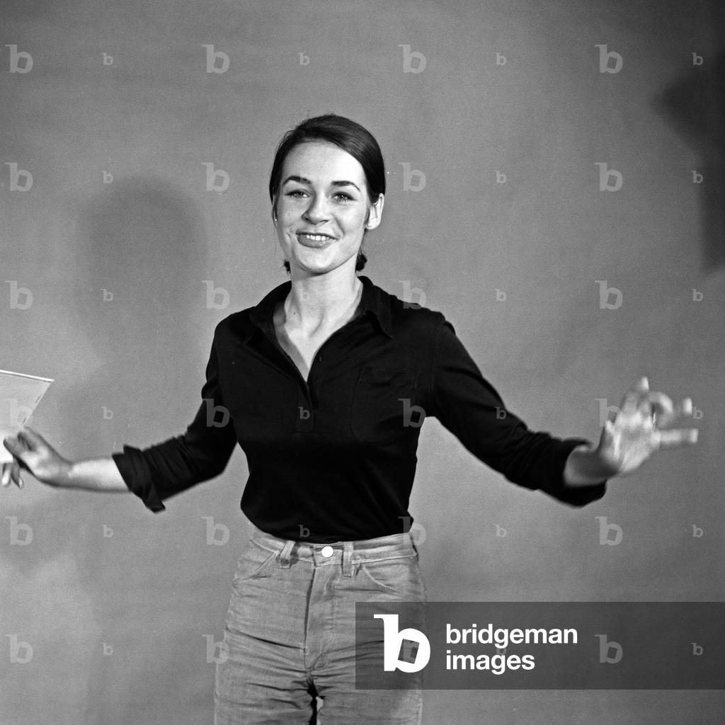 German actress Eva Luettke, Germany 1960s